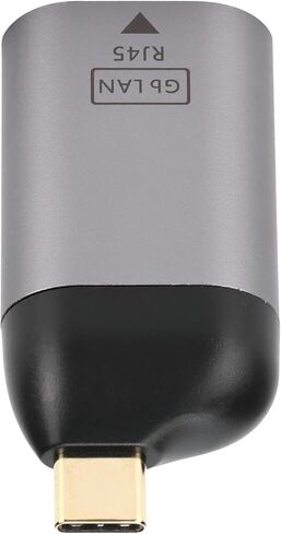 محول إيثرنت SUNGOOYUE، غلاف ألومنيوم، توصيل وتشغيل محول USB C إلى RJ45، إيثرنت فائق السرعة لأجهزة الكمبيوتر المحمولة والأجهزة اللوحية مع واجهة TypeC (#1) in Kuwait