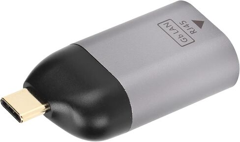 محول إيثرنت SUNGOOYUE، غلاف ألومنيوم، توصيل وتشغيل محول USB C إلى RJ45، إيثرنت فائق السرعة لأجهزة الكمبيوتر المحمولة والأجهزة اللوحية مع واجهة TypeC (#1) in Kuwait