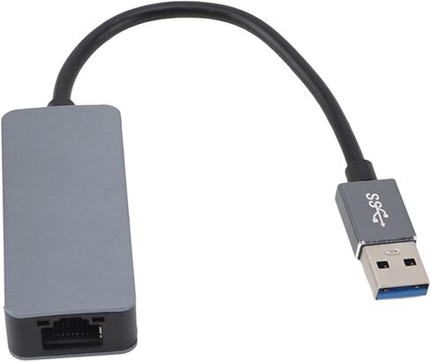 Drfeify USB 3.0 إلى 2.5G محول إيثرنت التوصيل والتشغيل عالي السرعة لنظام التشغيل OS X مادة سبائك الألومنيوم خفيفة الوزن in Kuwait