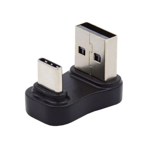 تشينيانغ USB 3.0/3.1 موصل USB C إلى USB 3.0 بيانات 10 جيجابت في الثانية محول الشحن 180 درجة U الشكل بزاوية أسفل in Kuwait