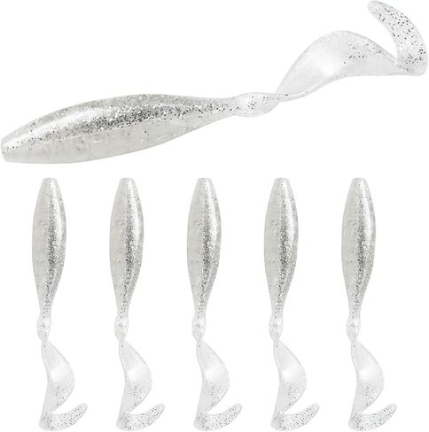 6.2'' Large Soft Fishing Lures, High-Toughness PVC Swim Bait with ‘C’ Tail, Bite-Resistant & Flexible for Big Fish in Saudi Arabia