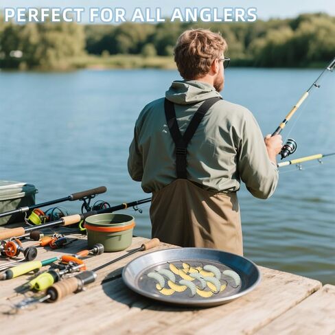 60pcs Rubber Maggot Fishing Lures with Hooks – 30pcs Regular + 30pcs Luminous Glow Worms, 22mm Artificial Baits for Trout, Sunfish, Bluegill, Carp & Freshwater Fishing, Soft Bait Bulk Set in Kuwait