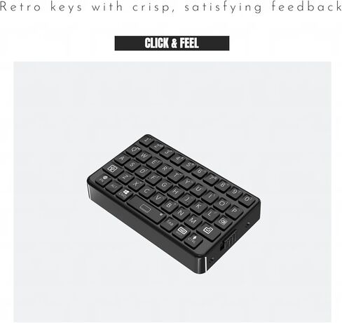 DarkWalker Computer Keyboard, Bluetooth Mini Keyboard for iOS/iPhone/iPad/Mac/Android/Tablet/PC in Saudi Arabia