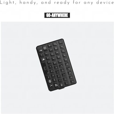 DarkWalker Computer Keyboard, Bluetooth Mini Keyboard for iOS/iPhone/iPad/Mac/Android/Tablet/PC in Saudi Arabia