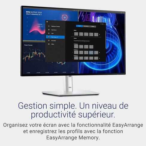 شاشة Dell U2424H UltraSharp مقاس 24 بوصة FHD (1920x1080)، 120 هرتز، IPS، 5 مللي ثانية، 98% DCI-P3، 2X USB-C، 2X DisplayPort، HDMI، 3X USB، ضمان 3 سنوات، فضي (متجدد) in Kuwait