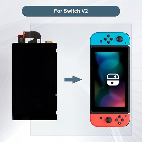 LCD Display Compatible with Nintendo Switch V2 HAC-001(-01) 2019 LCD Display Touch Screen Assembly with Tools(not fit V1) in Saudi Arabia