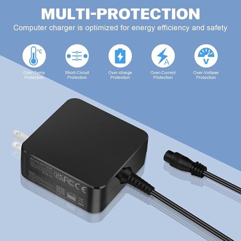 65W 45W 33W Charger Compatible with Asus X541N X541NA X553M X540S F510U Q200E Q302L Q504UA Q304U UX360C UX31A UX330U UX305C C202SA C300SA Replacement Round Connector in Saudi Arabia
