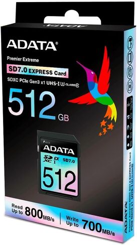 ADATA Premier Extreme SDXC SD 7.0 Express Card - 512GB in Saudi Arabia