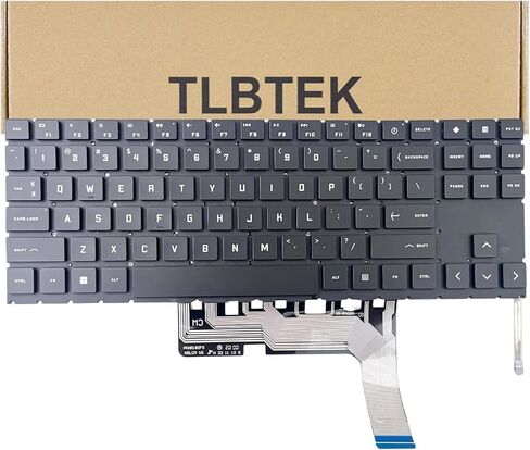 استبدال لوحة المفاتيح الخلفية TLBTEK متوافق مع HP Omen 15-EN 15-EK 15Z-EN 15T-EK 16-B 16-C 16-N 16-K 16-WD 16-WF 16-U 15-EK0019NR 15-EN 15-EN0010CA 15-EN0013DX كمبيوتر محمول من سلسلة 15-EN0023DX in Kuwait