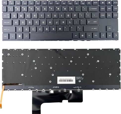 استبدال لوحة المفاتيح الخلفية TLBTEK متوافق مع HP Omen 15-EN 15-EK 15Z-EN 15T-EK 16-B 16-C 16-N 16-K 16-WD 16-WF 16-U 15-EK0019NR 15-EN 15-EN0010CA 15-EN0013DX كمبيوتر محمول من سلسلة 15-EN0023DX in Kuwait