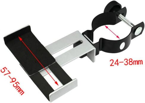 Homoyoyo Mobile Phone Photography Stand Universal Microscope Telescope Bracket 24-48mm Adapter for Cell Phone Camera Mounts 57-95mm Wide Scratch- in Saudi Arabia