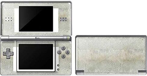 ملصق Skinit المخصص للألعاب متوافق مع DS Lite - سكينيت مرخص رسميًا ومصمم في الأصل بتصميم خرساني أبيض طبيعي in Saudi Arabia