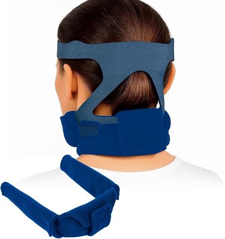 Vive CPAP Neck Pad - Mask Strap Padded Accessories - Fleece Comfort Cover for Full Face and Nasal Headgear - BiPAP Machine Compatible Supplies - Pressure Relief Breathable Cushion - Machine Washable in Kuwait