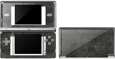 ملصق Skinit المخصص للألعاب متوافق مع DS Lite - سكينيت مرخص رسميًا ومصمم في الأصل بتصميم خرساني باللون الرمادي الحديدي الداكن in Kuwait