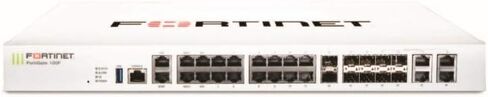 Fortinet FG-100F FortiGate 100F 22x GE RJ45 4 SFP Port 2x 10 GE SFP + جدار حماية أمان الشبكة [بدون ترخيص] (متجدد) in Saudi Arabia