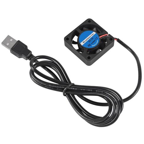 4pcs 40mm USB Brushless Cooling Fan 40mm x10mm DC 5V Quiet Cooling Fan 4010 Mini Computer Fan for Small Appliances Series Replacement in Saudi Arabia