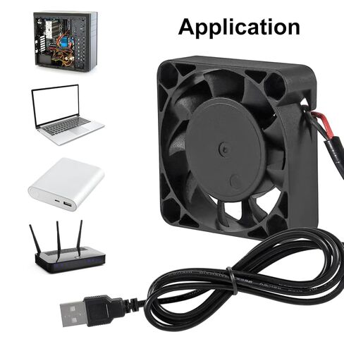 4pcs 40mm USB Brushless Cooling Fan 40mm x10mm DC 5V Quiet Cooling Fan 4010 Mini Computer Fan for Small Appliances Series Replacement in Saudi Arabia
