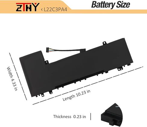 استبدال بطارية الكمبيوتر المحمول ZTHY L22C3PA4 L22M3PA4 لجهاز Lenovo IdeaPad Slim 5-14ABR8 5-16ABR8 5-14IAH8 5-16IAH8 5-14IRL8 5-16IRL8 Series L22B3PA4 5B11N45401 L22L3PA4 SB11N45426 5B11N45412 11.52 فولت 56.6 وات في الساعة in Kuwait