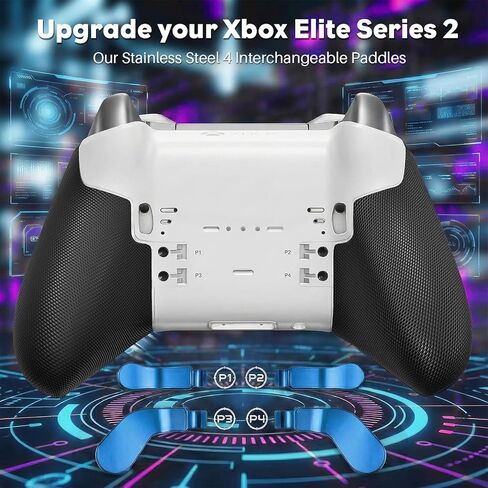 13-in-1 Replacement Metal Thumbsticks Parts Kit for Xbox Elite Series 2 Controller - 6 Thumbsticks,4 Back Paddles,2 D-Pads,1 Tool & Case - Compatible with Elite Series 2 / Core (Model 1797) in Kuwait