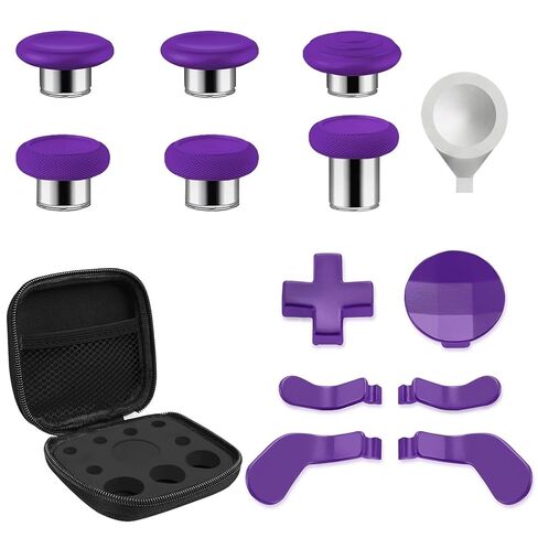 13-in-1 Replacement Metal Thumbsticks Parts Kit for Xbox Elite Series 2 Controller - 6 Thumbsticks,4 Back Paddles,2 D-Pads,1 Tool & Case - Compatible with Elite Series 2 / Core (Model 1797) in Kuwait