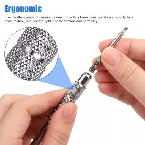 Game Console Controller Repair Tool Kit with T6H T8H T9H T10H Torx Security Screwdriver & 3.8mm/ 4.5mm Gamebit in Saudi Arabia