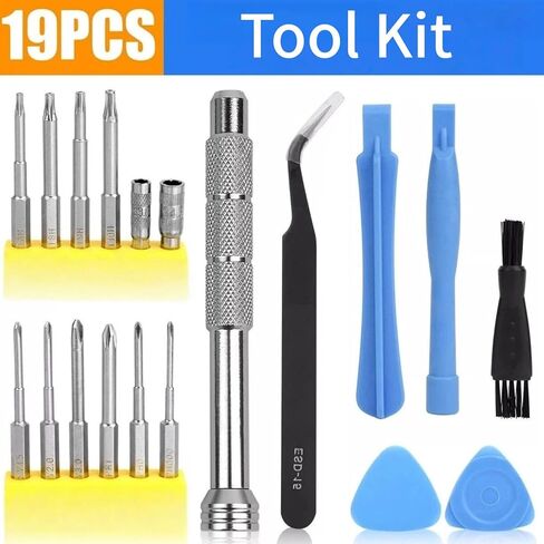 Game Console Controller Repair Tool Kit with T6H T8H T9H T10H Torx Security Screwdriver & 3.8mm/ 4.5mm Gamebit in Saudi Arabia