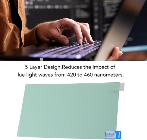 12.5 Inch Laptop Screen Protector Eye Protector, Computer Monitor Privacy, 16:9 Static Adsorption Anti Glare Protector Film, Blue Light And Ultra Violet Guard in Kuwait