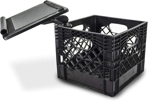 AutoExec Milk Crate Vehicle and Mobile Office Work Station with Apron Organizer, Laptop Tray and Tablet Mount in Saudi Arabia