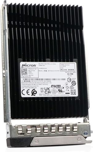 Dell 15.36 تيرابايت PCIe Gen 4 8 جيجابايت/ثانية U.3 NVMe 2.5in Enterprise PowerEdge SSD للقراءة المكثفة لـ: R440 R750 R450 T150 R470 T560 T40 R250 R740 R640 T550 T350 R540 R840 ME4024 R650XS 7FD1J G16 in Saudi Arabia