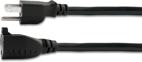 10 Pack 1 Foot Power Extension Cord Cable Strip, Ubercords 1 Foot Extension Cord, UL Listed, CSA Approved, Extension Cable, 3 Prong US Wire Extension Cord in Saudi Arabia