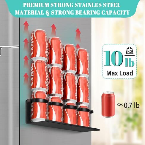 Magnetic Cup Holder for Fridge,8 Cups Water Bottle Organizer for Stanley 30 40 oz with Tumbler Lid Organizer,High Capacity Heavy Duty Kitchen Storage Rack Accessories in Saudi Arabia