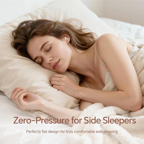 Sleep Ear Buds Mini Flat Invisible Earbuds Sleeping Headphones for Side Sleepers, Comfortable Low Profile Small Tiny Discreet Micro Hidden Earbuds Wireless Bluetooth for Work, Small Ear Canals in Saudi Arabia