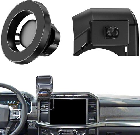 for MagSafe Car Mount for Ford F-150 2021-2024 Accessories Car Phone Holder Magnetic for F150 2024 2023 2022 2021 Compatible for iPhone 17 16 15 14 13 12 Pro Max Samsung Google (Ford 21-24) in Saudi Arabia