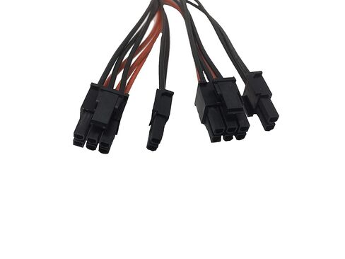 4 قطع UL 1007 Wire 18AWG PCI-E 8pin إلى Dual 8-pin Y-Splitter Extension Cable للتعدين GPU in Kuwait