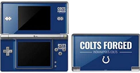 ملصق Skinit المخصص للألعاب متوافق مع DS Lite - تصميم شعار فريق NFL Indianapolis Colts مرخص رسميًا in Kuwait