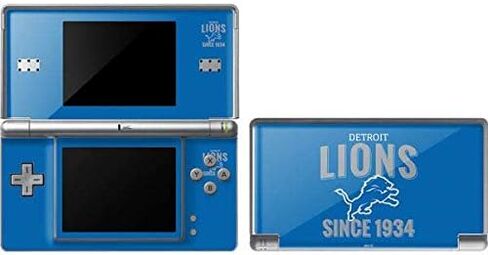 Skinit Decal Gaming Skin Compatible with DS Lite - Officially Licensed NFL Detroit Lions Helmet Design in Saudi Arabia