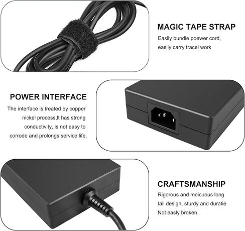 400W Laptop Charger Compatible with Msi Titan 18 HX/CreatorPro X18 HX A14V A14VIG A14VHG i9-14900HX MS-1822 MS-1823 ADP-400CB B S93-049250-D04 in Saudi Arabia