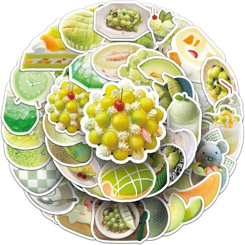 INS Apple Stickers, 50PCs Cartoon Fruit Stickers for Laptop, Hydro Flask, Water Bottle Phone, Vinyl Decals for Girls, Teens, Party Supply Decals as Gifts (Apple) in Saudi Arabia