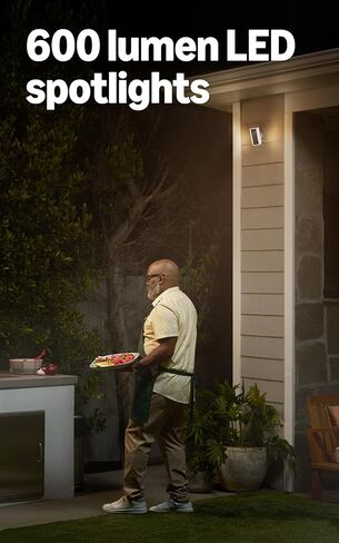 Ring Spotlight Cam Pro, Plug-In (Newest Model), White with Indoor Cam Plus (Newest Model), White in Saudi Arabia