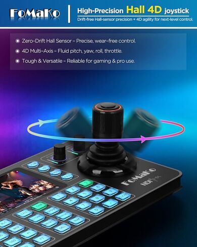 FoMaKo PTZ Camera HDMI, AI Auto-Tracking Gen 3, 20x Optical Zoom,NDI PTZ Camera Controller KC608N,for Church Worship(FMK20SDIX3+KC608N) in Saudi Arabia