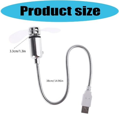 Energy Saving Adjustable USB Cooling Fan with Switch for Laptop Notebook Computers Portable Quiet Cooling Fan for Home Office Desk in Kuwait
