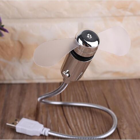 Energy Saving Adjustable USB Cooling Fan with Switch for Laptop Notebook Computers Portable Quiet Cooling Fan for Home Office Desk in Kuwait