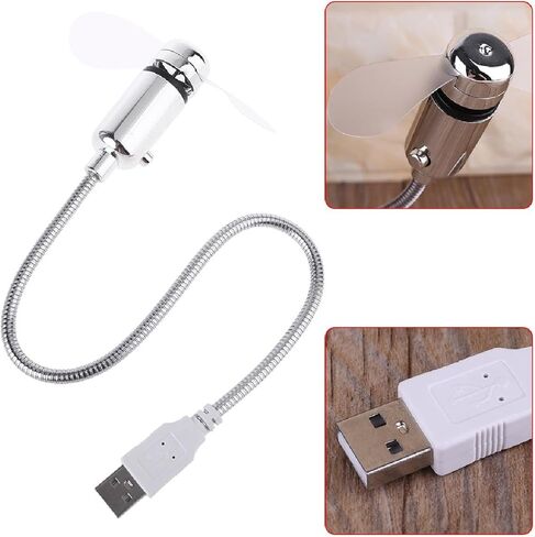 Energy Saving Adjustable USB Cooling Fan with Switch for Laptop Notebook Computers Portable Quiet Cooling Fan for Home Office Desk in Kuwait