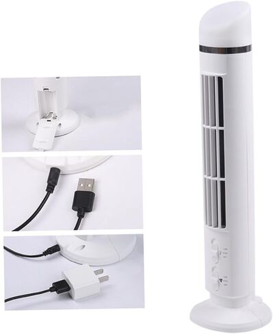 مروحة تبريد مكتب USB صغيرة مع ضوء ليلي، مروحة محمولة صامتة متعددة الوظائف للاستخدام المنزلي والمكتب والصيف باللون الأبيض تعمل بمنفذ USB بدون بطارية in Saudi Arabia