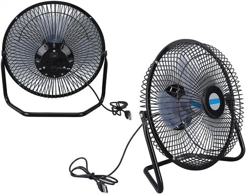 Zerodis Solar Powered Fan Solar Fans for Outside 8inch Portable Panel Fan 10W Panel Powered Quiet USB Desk for Outside 8inch Portable 10W in Saudi Arabia
