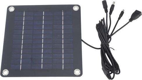 Zerodis Solar Powered Fan Solar Fans for Outside 8inch Portable Panel Fan 10W Panel Powered Quiet USB Desk for Outside 8inch Portable 10W in Saudi Arabia