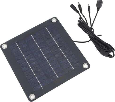 Zerodis Solar Powered Fan Solar Fans for Outside 8inch Portable Panel Fan 10W Panel Powered Quiet USB Desk for Outside 8inch Portable 10W in Saudi Arabia