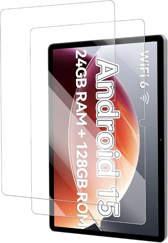 واقي شاشة لجهاز Frameflow P10_A (10.1 بوصة)، زجاج مقسى 9H، مقاوم للسقوط، مقاوم للخدش، خالي من الفقاعات، عبوتان. in Kuwait