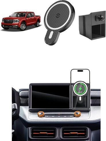 PZK Cubby Insert Auto Lock Car Phone Holder for Ford Maverick 2022-2024 in Saudi Arabia