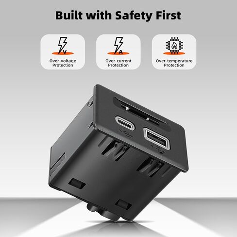 استبدال منفذ USB لوحدة التحكم 13525431 متوافق مع Chevy Silverado 1500 2019/Blazer 2019، ترقية محول USB 3 منافذ لـ GMC Sierra 1500 2019/ Acadia 2020، استبدل 13529869 in Kuwait